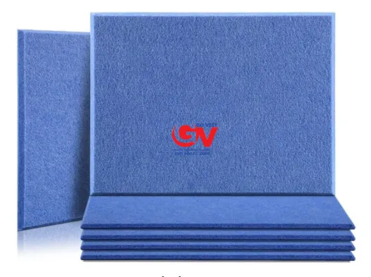 Tấm tiêu âm bông ép Polyester Fiber Tấm tiêu âm bông ép Polyester Fiber
