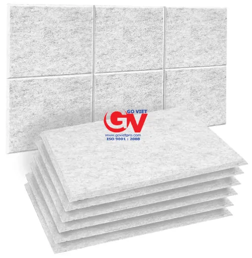 Tấm tiêu âm bông ép Polyester Fiber Tấm tiêu âm bông ép Polyester Fiber