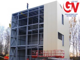 Panel Rockwool chống cháy (Sandwich Panel Rockwool) 4 PANEL ROCK WOOL (LÕI SỢI BÔNG KHOÁNG)
