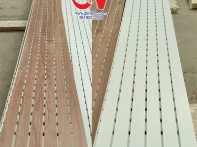 nhựa tiêu âm pvc xẻ rãnh