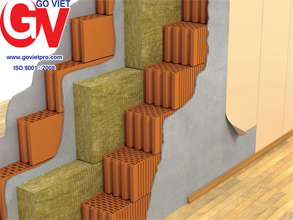 Ứng dụng rockwool cách âm, cách nhiệt giữa 2 vách