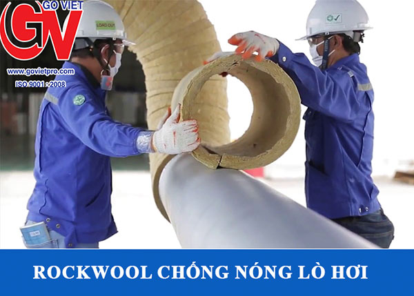 Ứng dụng cuộn rockwool cách âm, cách nhiệt cho lò hơi