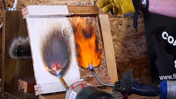 Tính chống cháy của vật liệu sơn chống cháy
