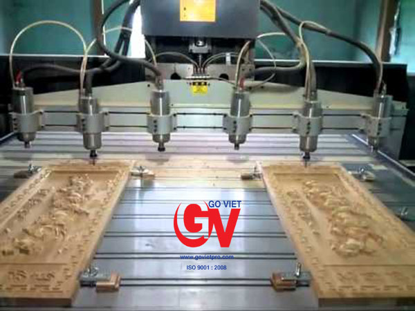 Gỗ được gia công CNC chuẩn xác, ấn tượng