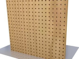 Gỗ Tiêu Âm đục lỗ Perforated acoustic Wood GV-TA001 dạng đục lỗ
