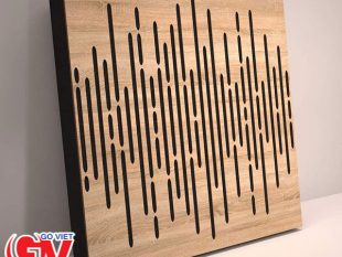 Gỗ Tiêu Âm rãnh dọc longitudinal groove acoustic wood GV-TA003