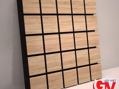 Gỗ tiêu âm rãnh vuông Square Groove Acoutis Wood GV-TA004