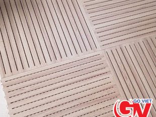 Gỗ Tiêu Âm xẻ rãnh Grooved acoustic Wood GV-TA002