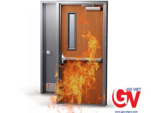 Cửa gỗ chống cháy 60 phút
