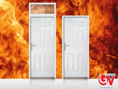 cửa gỗ chống cháy 90 phút