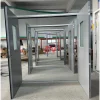 Dãy cửa thép chống cháy 60 phút có ô kính cường lực ngăn cháy đang được kiểm tra tại xưởng sản xuất.