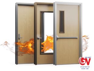 Ưu điểm của cửa gỗ chống cháy.