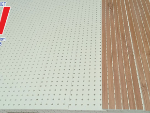 Ưu điểm của Tấm nhựa PVC tiêu âm soi lỗ (Tấm nhựa PVC tiêu âm đục lỗ).