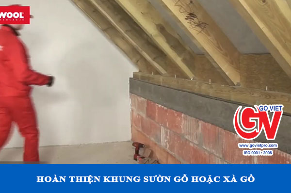 Hoàn thiện khung xà gồ trần