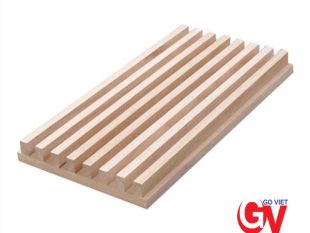 Gỗ tiêu âm rãnh dọc Slotted