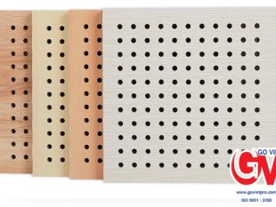 Ưu điểm của Gỗ tiêu âm đục lỗ Veneer 15mm