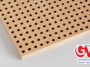 Ưu điểm của Gỗ tiêu âm đục lỗ Veneer 12mm