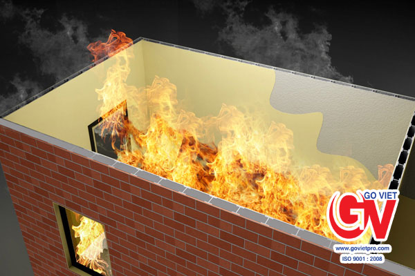 Làm cửa chống cháy bằng Panel Rockwool đạt chuẩn PCCC 2026 4 Ưu điểm hàng đầu của sản phẩm này chính là khả năng chống cháy