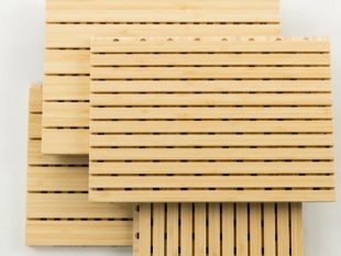 Tấm gỗ tiêu âm soi rãnh Kiểu Slot kt 60x60 1 Gỗ tiêu âm soi rãnh Kiểu Slot kt 60x60