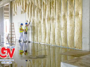 Quy cách sản xuất của dòng sản phẩm bông khoáng Rockwool tỷ trọng 60kg/m3.