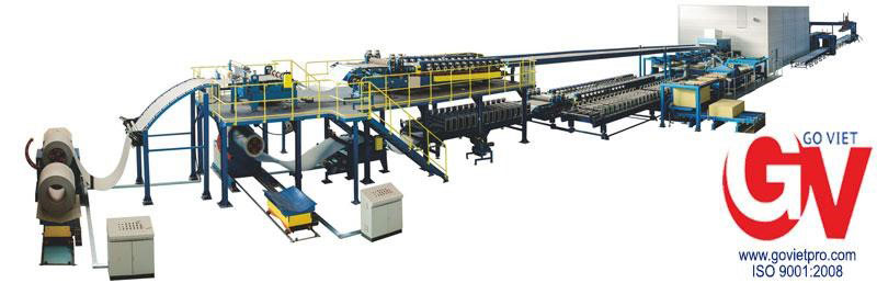 Quy trình sản xuất Panel Rockwool.