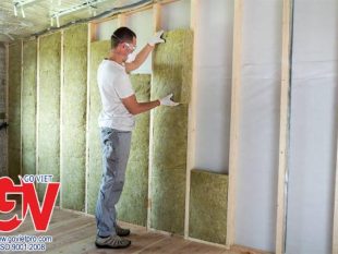 Ứng dụng của bông khoáng Rockwool dày 50mm.