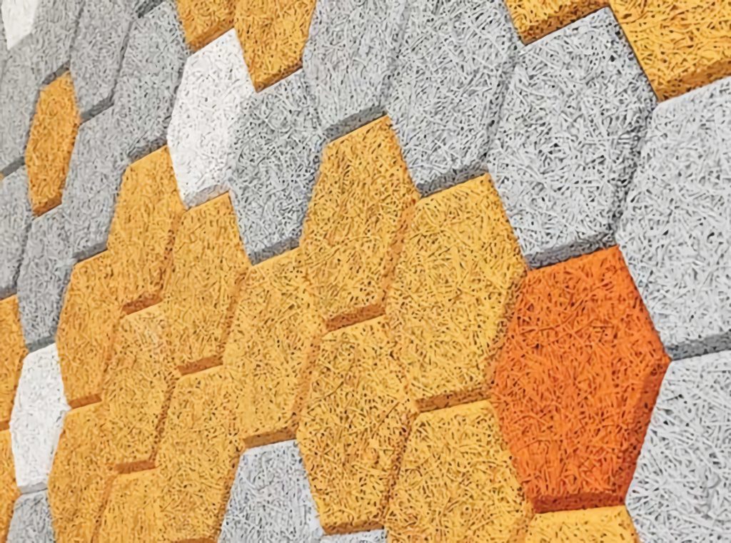 <strong>Wood wool acoustic panel - Tấm len gỗ thân thiện với môi trường</strong> 1 wood wool acoustic panel 3 1