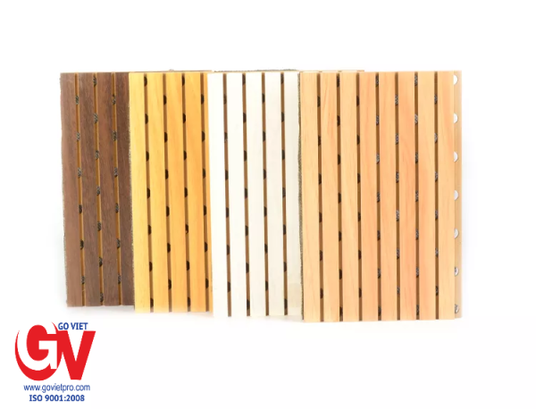 Đặc điểm gỗ tiêu âm: cấu tạo, khả năng tiêu âm và lưu ý lắp đặt 6 các loại gỗ tiêu âm soi rãnh