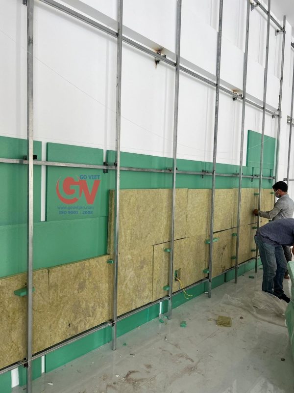 Vách Tiêu Âm Là Gì? Cấu Tạo, Phân Loại Và Nguyên Lý Hoạt Động 6 Cấu tạo các lớp vật liệu trong hệ vách tiêu âm nhiều lớp