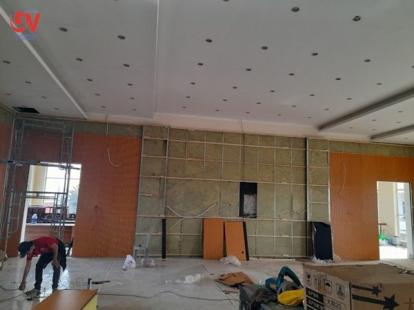 Thi công vật liệu cách âm cho công trình