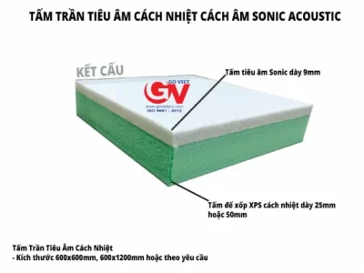 Tấm Trần Tiêu Âm - Cách Nhiệt - Cách Âm