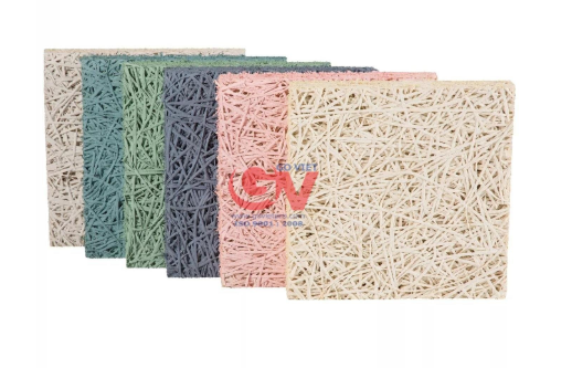 tấm len gỗ tiêu âm trang trí
