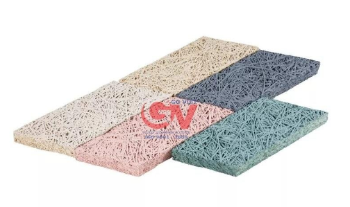 tấm len gỗ tiêu âm trang trí