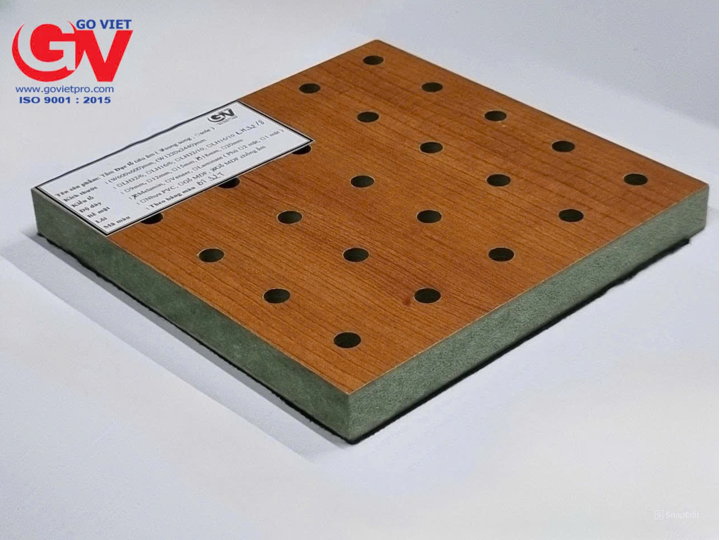 ván gỗ tiêu âm đục lỗ, xẻ rãnh