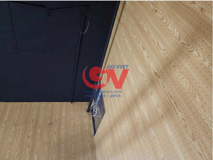 ván gỗ tiêu âm đục lỗ, xẻ rãnh