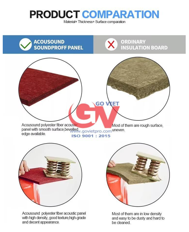 Tấm tiêu âm ốp vách trang trí Tấm tiêu âm ốp vách trang trí