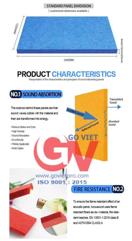 Lưu ý khi chọn mua tấm tiêu âm ốp vách trang trí 2 Tấm tiêu âm ốp vách trang trí