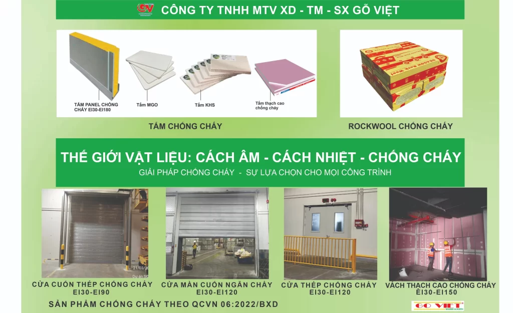 vật liệu cách âm cách nhiệt chống cháy