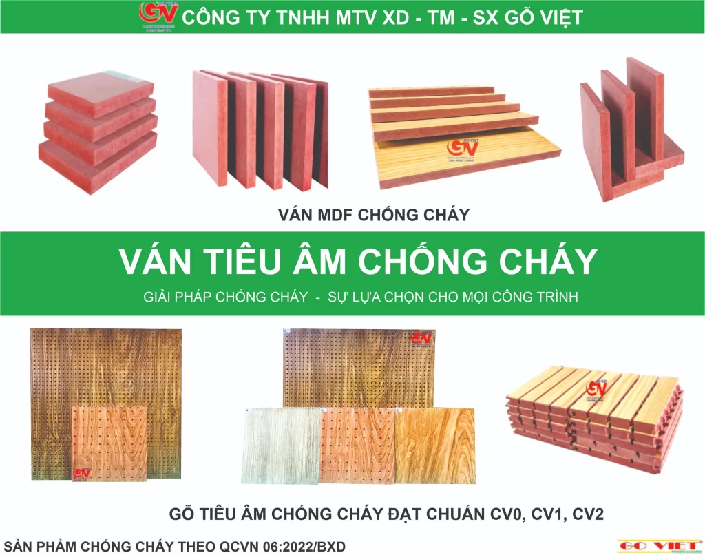 Ván tiêu âm chống cháy CV0