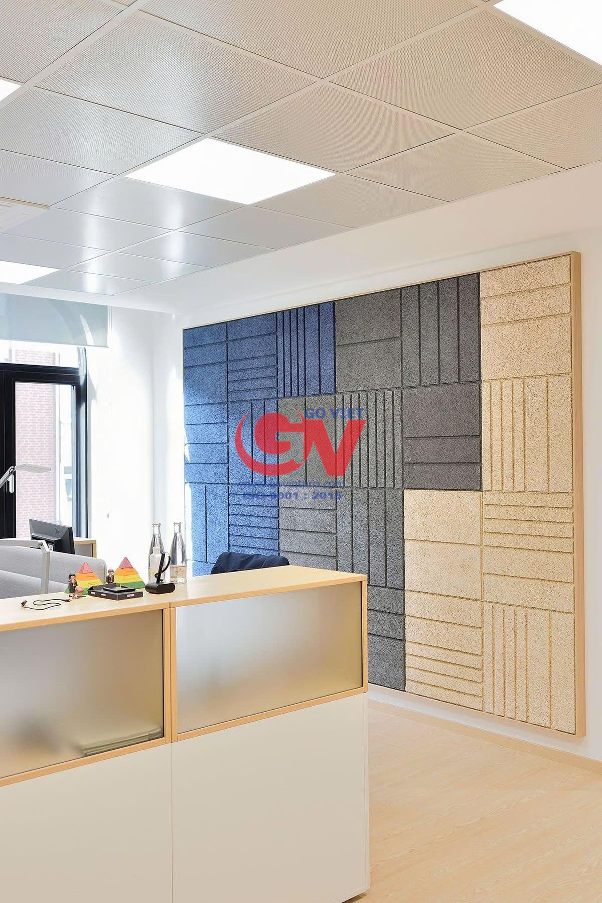 Tấm Tiêu Âm sợi gỗ tự nhiên Wood Wool mang lại nhiều giải pháp Cách âm - Tiêu Âm 2 công trình tấm tiêu âm sợi gỗ tự nhiên đẹp