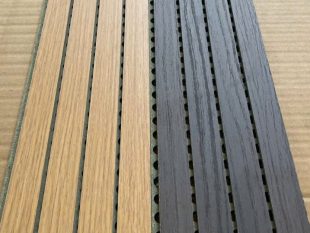 Giá gỗ tiêu âm xẻ rãnh dạng thanh