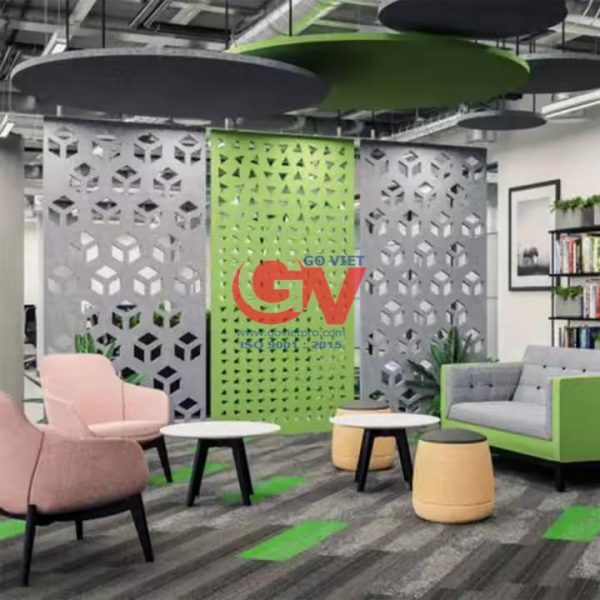 Vách tiêu âm di động Polyester Fiber tiện dụng và tiêu âm tốt