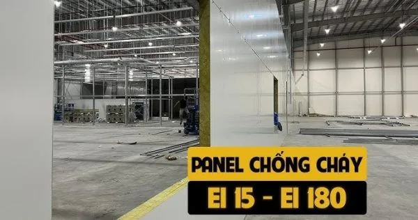 Thi công vách panel chống cháy EI15 đến EI180 cao đến 21m