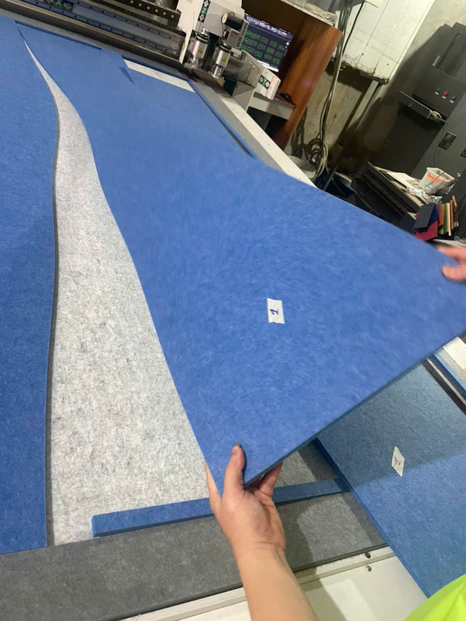 Gia công CNC tấm tiêu âm PET acoustic theo yêu cầu ở Gỗ Việt