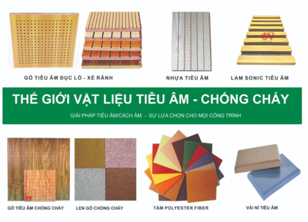 Bảng giá Vật liệu cách âm tiêu âm mới nhất 2026