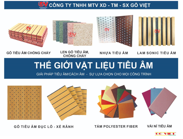 Bảng giá Vật liệu cách âm tiêu âm mới nhất 2026 