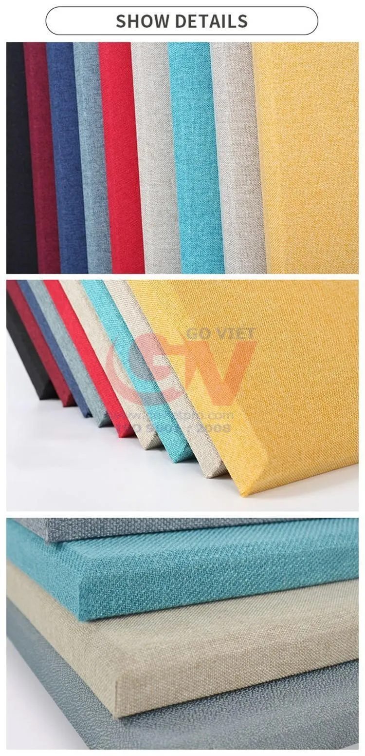 Cấu tạo hệ vách bọc vải ốp tường tiêu âm trang trí