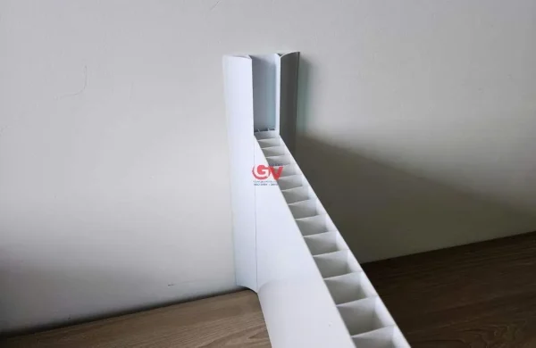 Hướng dẫn thi công vách nhựa PVC chịu axit đạt độ bền trên 10 năm bởi Gỗ Việt 2 Cấu tạo độ dày và phụ kiện bo góc của vách nhựa PVC chịu axit