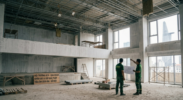 ![Chuyên gia Gỗ Việt đang khảo sát hiện trạng để lập phương án cải tạo và xử lý tiêu âm hội trường cũ](https://sgp1.vultrobjects.com/goviet/2025/02/z6343513221389_478f2da673cc62b3d8816c483d9cd323.jpg "Khảo sát hiện trạng tiêu âm hội trường cũ")