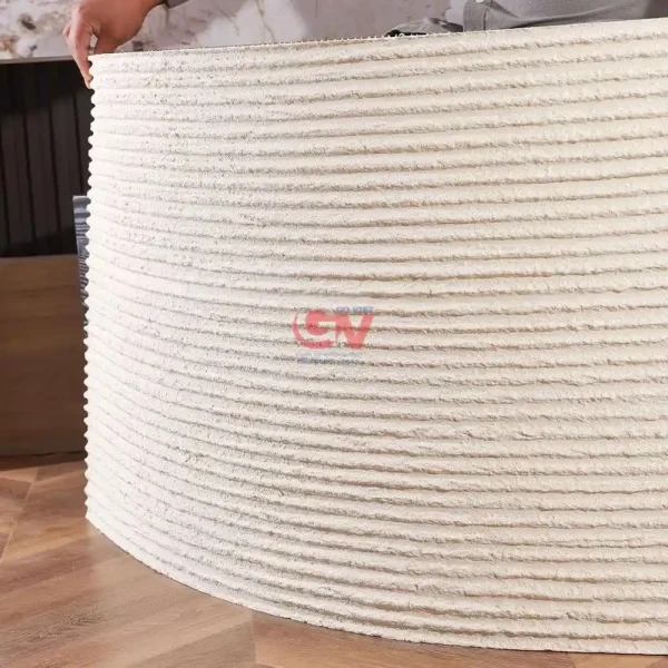 Tấm đá dẻo ốp cột tròn bề mặt vân đá nhám tự nhiên